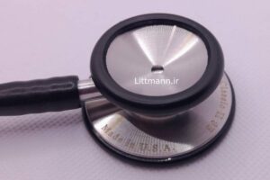 گوشی پزشکی لیتمن کلاسیک ۲ S.E. مشکی استیل ۲۲۰۱ تصویر چست پیس ۳ در ۲