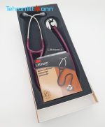 گوشی پزشکی لیتمن مستر کاردیولوژی بادمجانی 2167 Littmann Master Cardiology Plum تصویر داخل جعبه onbox image