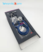 لیتمن کلاسیک ۳ سرمه ای استیل ۵۶۲۲ Littmann Classic III Stethoscope Navy Blue 5622 تصویر داخل جعبه on box image