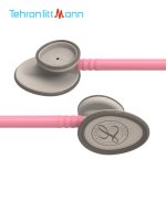 گوشی پزشکی لیتمن لایت ویت 2 SE صورتی آدامسی 2456 تصویر نماهای کناری چست پیس Littmann Lightweight Pearl Pink sideways image