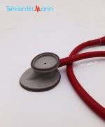 گوشی پزشکی لیتمن لایت ویت 2 SE رنگ زرشکی تصویر چست پیس لایت باکس Littmann Lightweight II Black Chestpiece Lightbox